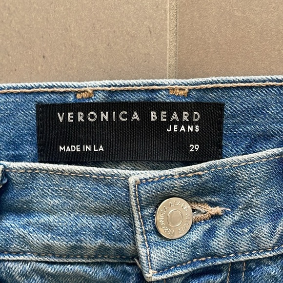 Veronica Beard  Dylan high waist wide leg jeans in Tulum, size 29 - Picture 11 of 17